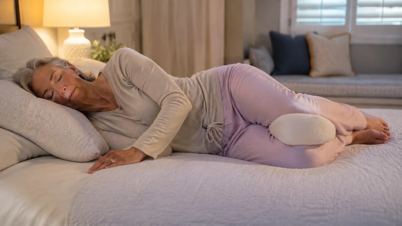 How to Relieve Hip Pain at Night Using a Knee Support Pillow